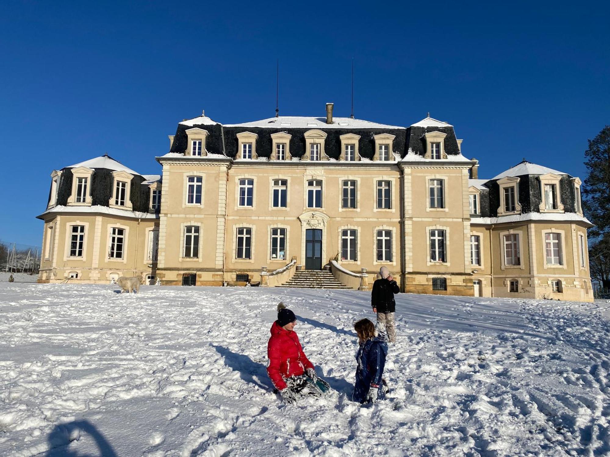 Chambre Romantique Dans Le Chateau De La Bouchatte Chazemais Exteriör bild